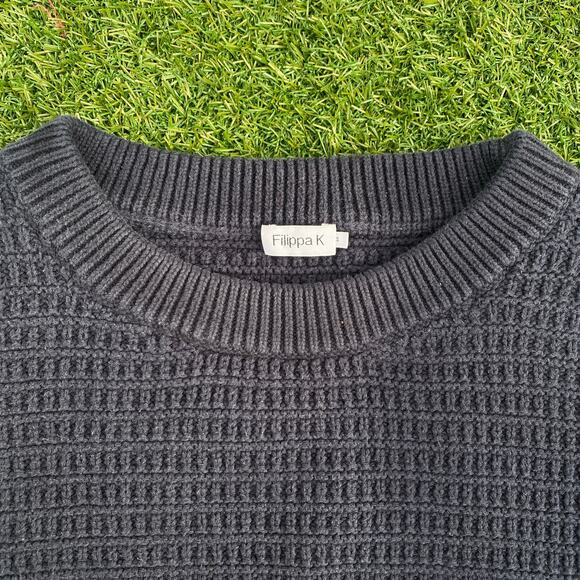 Filippa K Women's Knit Dark Blue Oversized Sweater XS - Picture 2 of 5